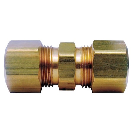 Homeplus+ ATC 3/8 in. Compression X 3/8 in. D Compression Yellow Brass Union 6JC120110701051
